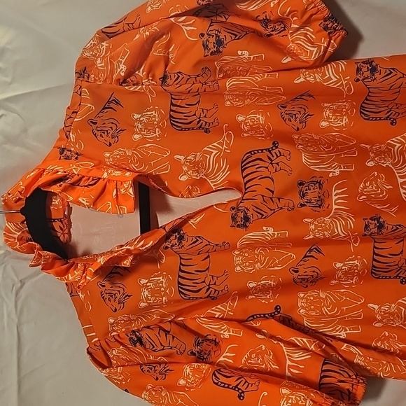 Dresses | Tiger Print Orange Dress | Poshmark